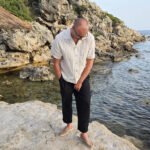 Men's linen pants JONAS / Black linen pants - Image 4