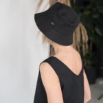 Linen top ANDY / Linen crop tank top / Black - Image 4