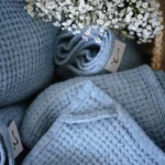 Natural Linen Waffle Face Towel - Image 5